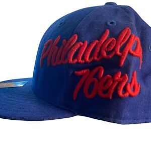 Philadelphia 76ers Blue and Red Cap NBA Adidas